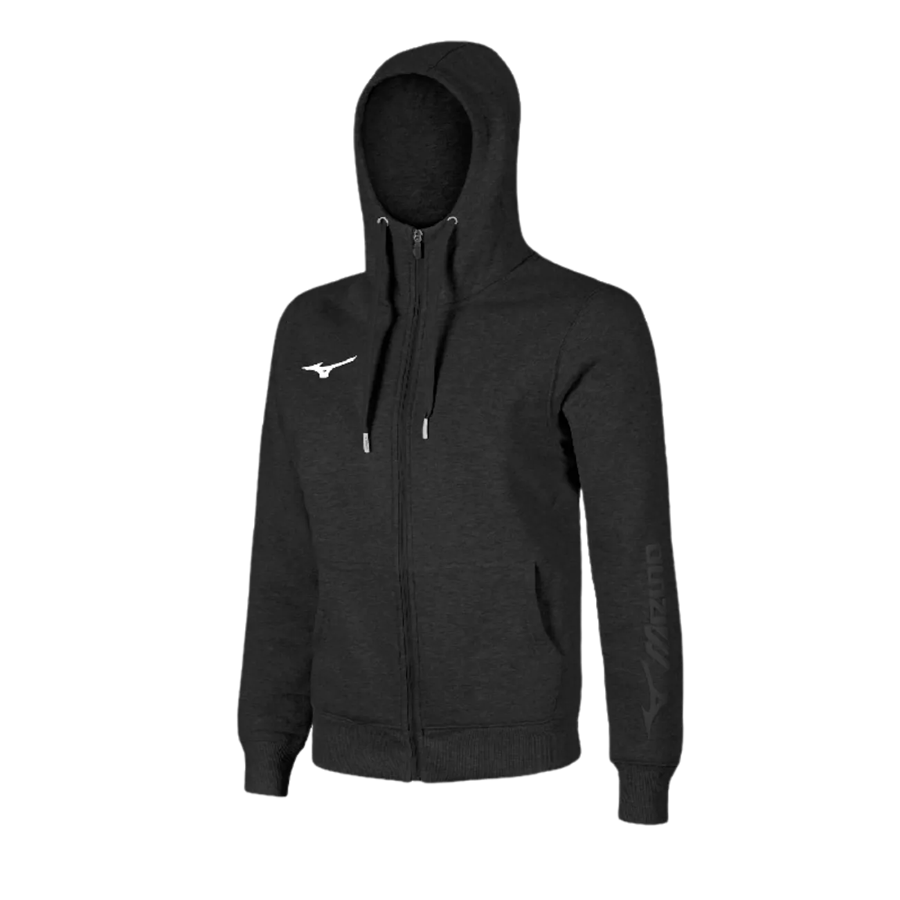 Mizuno Full Zipp Hoody Junior - Black Sportkleding