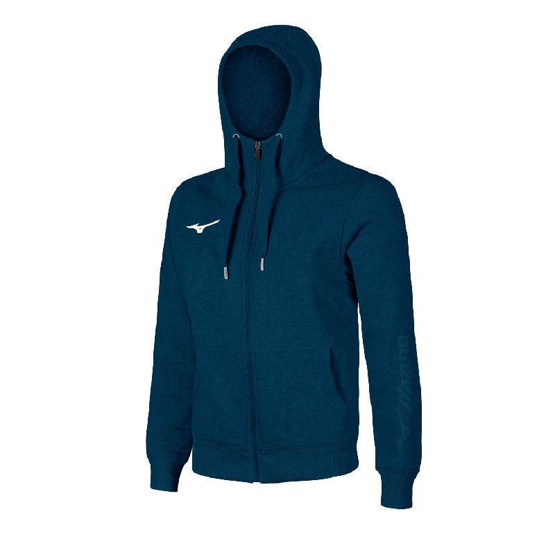Mizuno Team Sweat FZ Hoodie Heren - Navy Sportkleding