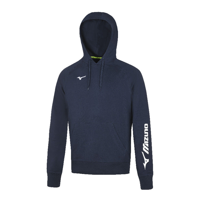 Team Mizuno Terry Hoodie Junior - Navy Sportkleding