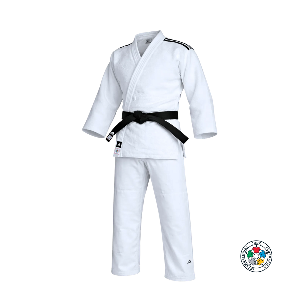 Adidas Champion III IJF judopak regular fit wit Pakken