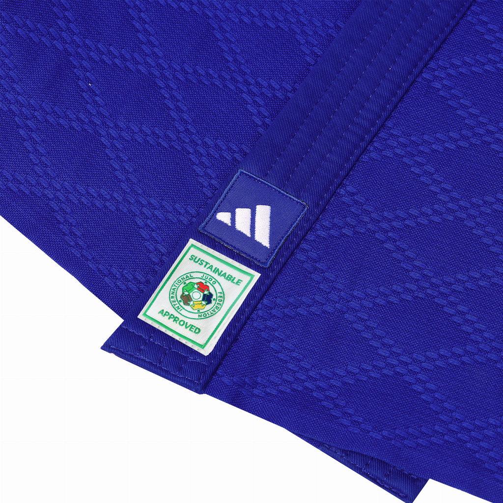 Adidas Champion III IJF judopak regular fit blauw Pakken