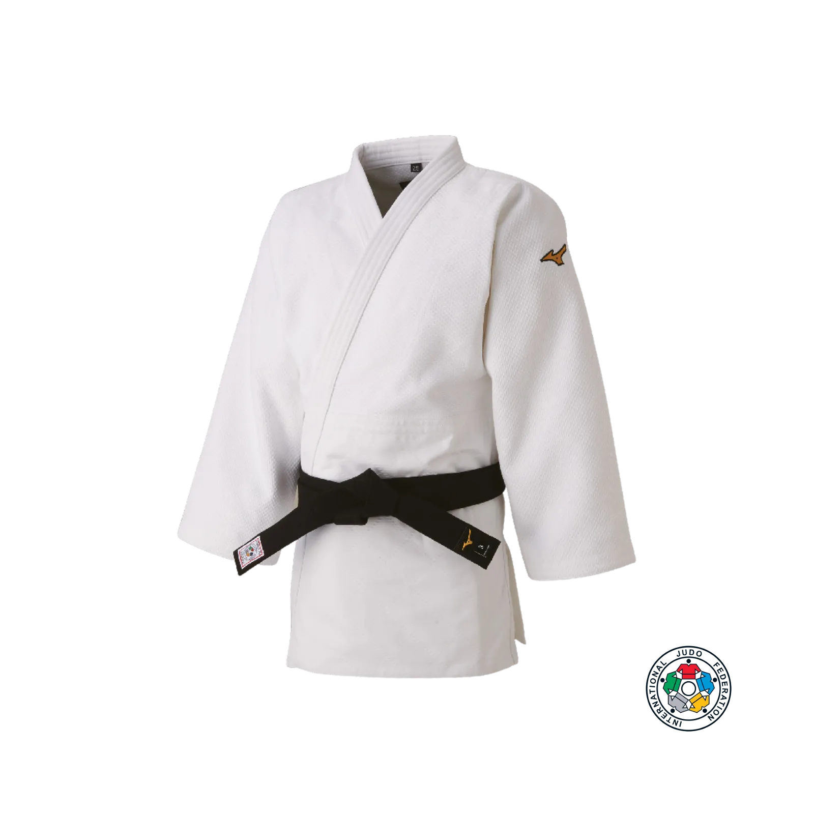 Mizuno Judo Jacket IJF Japan - Slim Fit Long - Wit Pakken